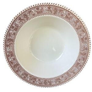 Homer Laughlin Kingsway Leaves Vegetable Serving Bowl